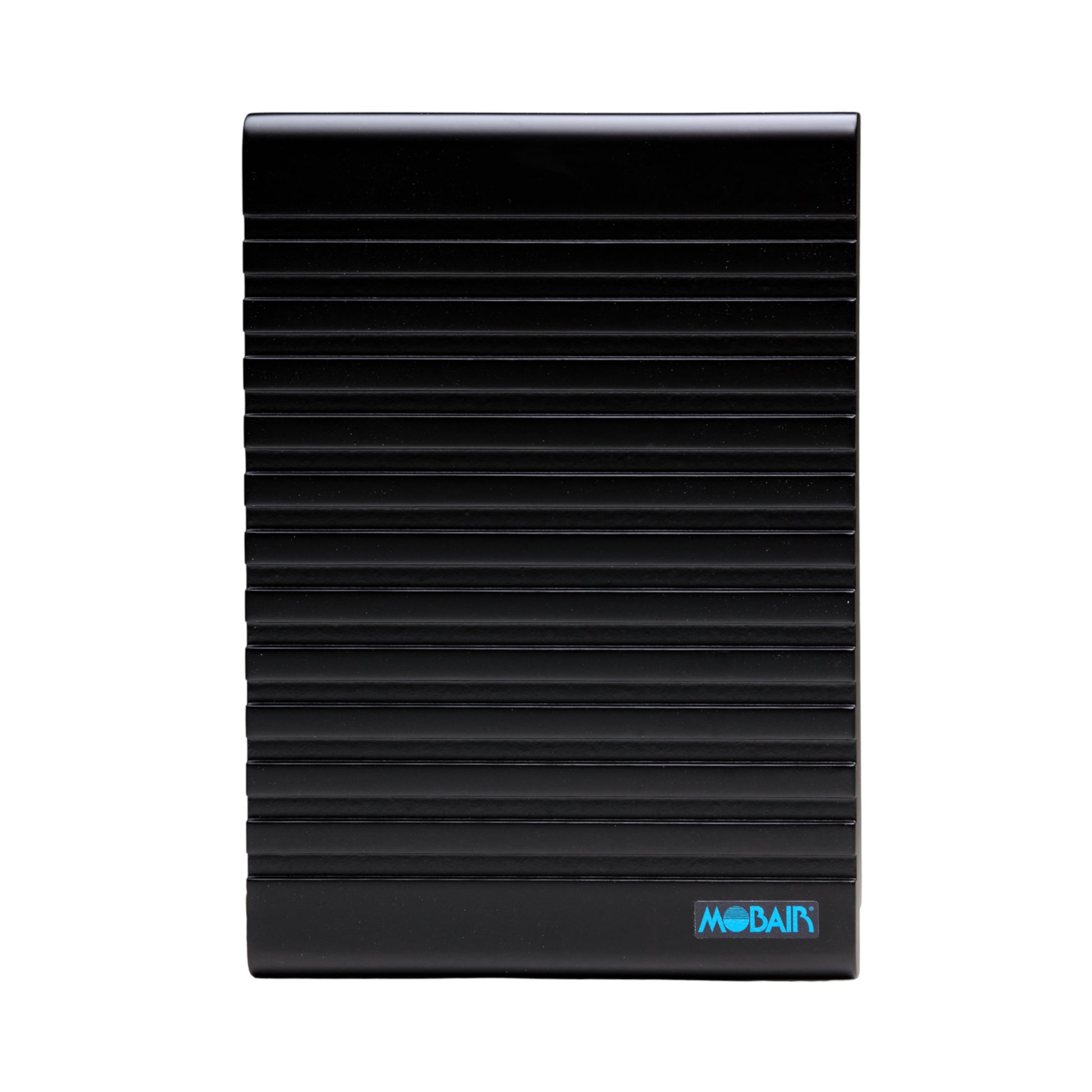 Front view of the Mobair K fresh air valve in black.