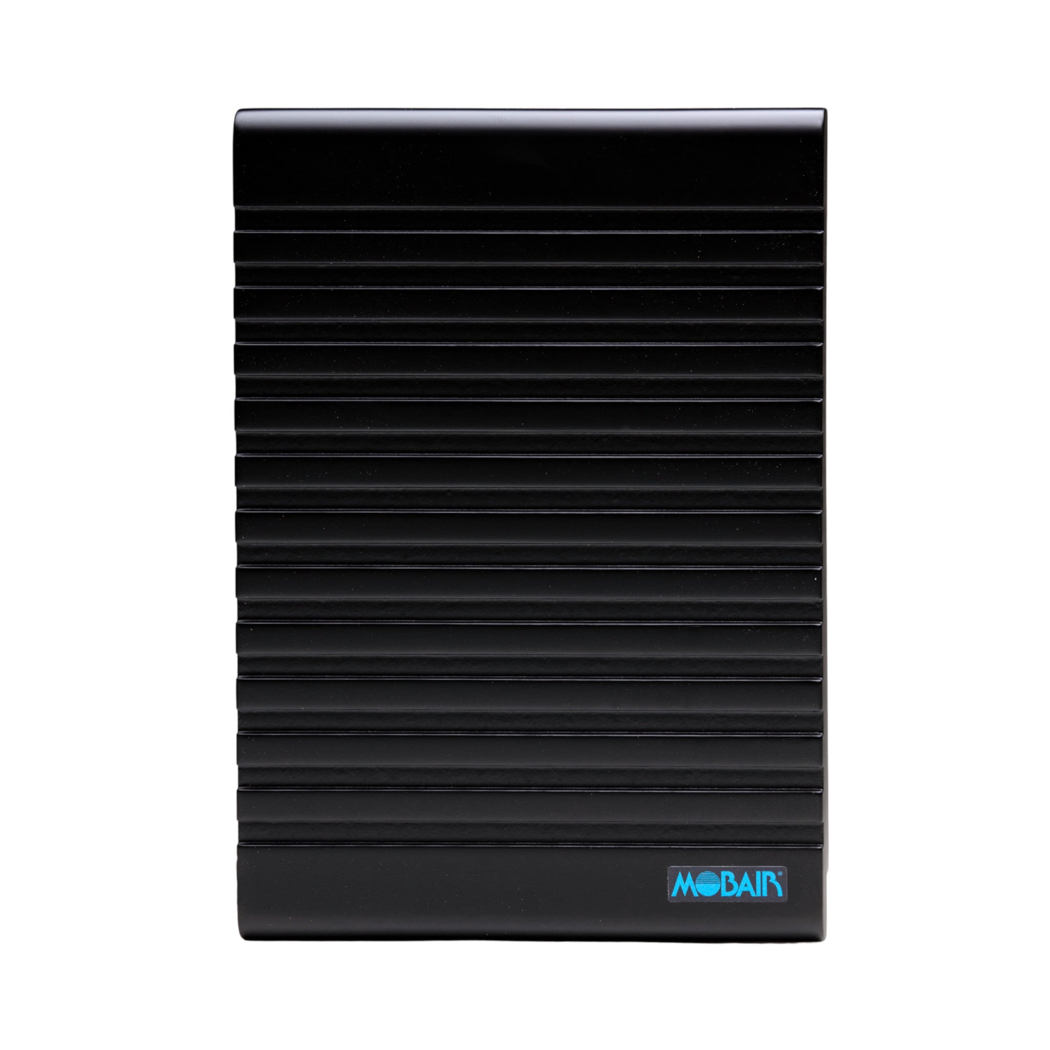 Front view of the Mobair K fresh air valve in black.